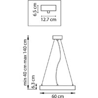 Подвесная люстра Lightstar Saturno 748023 - Превью изображения №4 — Интернет-магазин Time-Shop