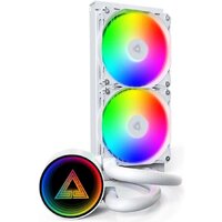 Система жидкостного охлаждения для процессора Montech LightFlow ARGB 240 (белый) - Превью изображения №2 — Интернет-магазин Time-Shop