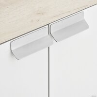  Акватон Тумба под умывальник Флай 80 1A237401FAX10 (дуб белый/дуб крафт) - Превью изображения №4 — Интернет-магазин Time-Shop