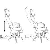 Офисное кресло Бюрократ CH-608 (черный) - Превью изображения №5 — Интернет-магазин Time-Shop