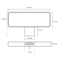 Держатель для полотенца Bemeta Nero 135004060 - Превью изображения №2 — Интернет-магазин Time-Shop