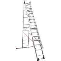 Лестница-стремянка Новая высота NV 523 трёхсекционная индустриальная 3x14 ступеней - Превью изображения №5 — Интернет-магазин Time-Shop