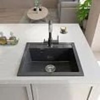 Кухонная мойка GranFest Quadro 561 (черный) - Превью изображения №2 — Интернет-магазин Time-Shop