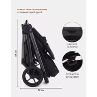 Коляска прогулочная «книга» Rant Golf RA101 (black) - Превью изображения №10 — Интернет-магазин Time-Shop