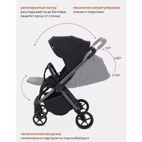 Коляска прогулочная «книга» Rant Golf RA101 (black) - Превью изображения №5 — Интернет-магазин Time-Shop