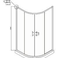Душевой уголок Ambassador Set 14011105-ST7 - Превью изображения №5 — Интернет-магазин Time-Shop