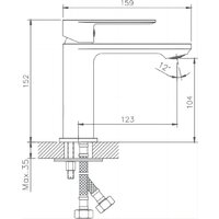 Смеситель Lauter Moon 21СK691C - Превью изображения №2 — Интернет-магазин Time-Shop
