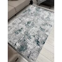 Ковер для жилой комнаты Radjab Carpet Амаль Прямоугольник 0901A 13578 (2x2.9, Grey/D.Green) - Превью изображения №2 — Интернет-магазин Time-Shop