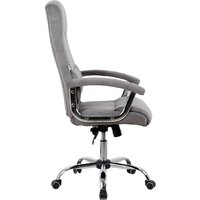 Офисное кресло King Style SHL-8 Sane Velvet Chrome (велюр, серый) - Превью изображения №3 — Интернет-магазин Time-Shop