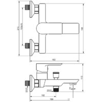 Смеситель Damixa Apollo 471000300 - Превью изображения №2 — Интернет-магазин Time-Shop