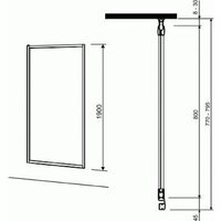 Душевая стенка Kolo Geo 6 GSKS80222003 - Превью изображения №3 — Интернет-магазин Time-Shop