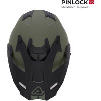 Мотошлем Acerbis Assault 0026643.582.064 (M, армейский зеленый) - Превью изображения №5 — Интернет-магазин Time-Shop