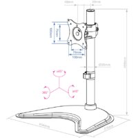 Подставка для монитора Arm Media LCD-T51 - Превью изображения №2 — Интернет-магазин Time-Shop