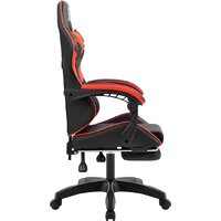 Игровое (геймерское) кресло Defender Serenity (черный/красный) - Превью изображения №3 — Интернет-магазин Time-Shop