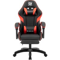 Игровое (геймерское) кресло Defender Serenity (черный/красный) - Превью изображения №2 — Интернет-магазин Time-Shop
