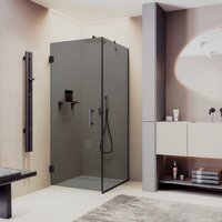 Душевой уголок MaybahGlass MGY-1309-6 (графитовое стекло/черный) - Превью изображения №2 — Интернет-магазин Time-Shop