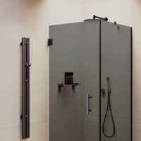 Душевой уголок MaybahGlass MGY-1309-6 (графитовое стекло/черный) - Превью изображения №3 — Интернет-магазин Time-Shop