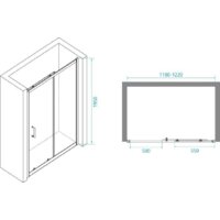 Душевая дверь RGW PA-14 B 41081412-14 120 (черный/прозрачное стекло) - Превью изображения №4 — Интернет-магазин Time-Shop