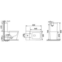 Унитаз напольный Roxen Amati Tornado Rimless Soft Close 600165-01 - Превью изображения №11 — Интернет-магазин Time-Shop
