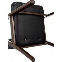 Офисный стул Бюрократ T-9932W-CF-Eco (черный, экокожа) - Превью изображения №11 — Интернет-магазин Time-Shop