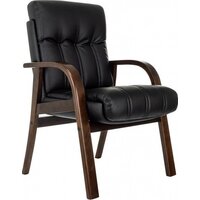 Бюрократ T-9932W-CF-Eco (черный, экокожа)