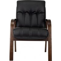 Офисный стул Бюрократ T-9932W-CF-Eco (черный, экокожа) - Превью изображения №2 — Интернет-магазин Time-Shop