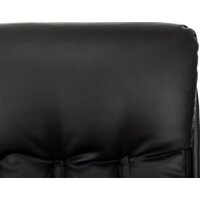 Офисный стул Бюрократ T-9932W-CF-Eco (черный, экокожа) - Превью изображения №8 — Интернет-магазин Time-Shop