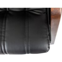 Офисный стул Бюрократ T-9932W-CF-Eco (черный, экокожа) - Превью изображения №7 — Интернет-магазин Time-Shop