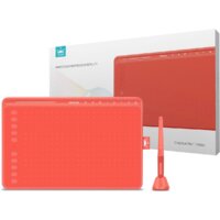 Графический планшет Huion HS611 (коралловый красный) - Превью изображения №7 — Интернет-магазин Time-Shop