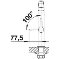 Смеситель Blanco Panera-S (нержавеющая сталь) - Превью изображения №5 — Интернет-магазин Time-Shop