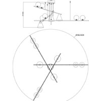 Люстра средней высоты Arte Lamp Jacob A7029PL-9BK - Превью изображения №6 — Интернет-магазин Time-Shop