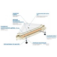 Душевой поддон Wemor 100/80/44 L - Превью изображения №3 — Интернет-магазин Time-Shop