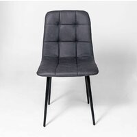 Стул Алвест AV 406-N (графитовая замша Kiprus 13/черный) - Превью изображения №3 — Интернет-магазин Time-Shop