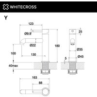 Смеситель Whitecross Y1211CPB - Превью изображения №3 — Интернет-магазин Time-Shop