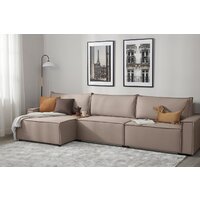 Угловой диван Mio Tesoro Дюссельдорф 293 1.5ек-1.5ек-1.5пф (1176 Savanna Plus Mocca) - Превью изображения №13 — Интернет-магазин Time-Shop