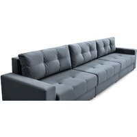 Диван Mio Tesoro Манчестер 292 1.5ек-1.5ек-1.5ек (968 серый) - Превью изображения №4 — Интернет-магазин Time-Shop