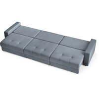 Диван Mio Tesoro Манчестер 292 1.5ек-1.5ек-1.5ек (968 серый) - Превью изображения №9 — Интернет-магазин Time-Shop