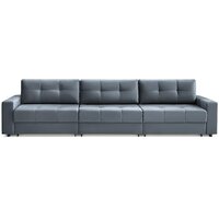 Диван Mio Tesoro Манчестер 292 1.5ек-1.5ек-1.5ек (968 серый) - Превью изображения №2 — Интернет-магазин Time-Shop