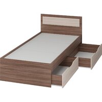 Кровать Тащи в дом Гармония КР608 90х200 (ясень-шимо/светлый/темный) - Превью изображения №2 — Интернет-магазин Time-Shop