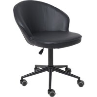 AksHome Foxy (экокожа, черный/черный)