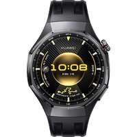 Умные часы Huawei Watch GT 6 Pro 46 мм (черный, с черным силиконовым ремешком, международная версия) - Превью изображения №2 — Интернет-магазин Time-Shop