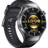 Умные часы Huawei Watch GT 6 Pro 46 мм (черный, с черным силиконовым ремешком, международная версия) - Превью изображения №3 — Интернет-магазин Time-Shop