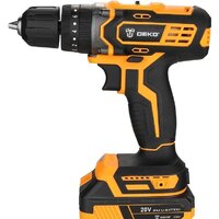 Ударная дрель-шуруповерт Deko DKCD20 Impact Set 063-4415 (с 2-мя АКБ 2 Ач, кейс) - Превью изображения №5 — Интернет-магазин Time-Shop