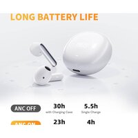 Наушники QCY AilyBuds Pro (белый) - Превью изображения №5 — Интернет-магазин Time-Shop