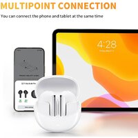 Наушники QCY AilyBuds Pro (белый) - Превью изображения №2 — Интернет-магазин Time-Shop