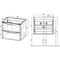  Vincea Тумба под умывальник Paola 60 VMC-2P600GW - Превью изображения №5 — Интернет-магазин Time-Shop