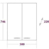  Onika Шкаф Кредо 50 [305001] - Превью изображения №4 — Интернет-магазин Time-Shop
