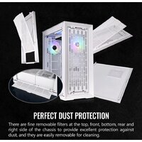 Корпус Thermaltake CTE T500 TG ARGB Snow CA-1X8-00F6WN-01 - Превью изображения №5 — Интернет-магазин Time-Shop