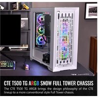 Корпус Thermaltake CTE T500 TG ARGB Snow CA-1X8-00F6WN-01 - Превью изображения №2 — Интернет-магазин Time-Shop