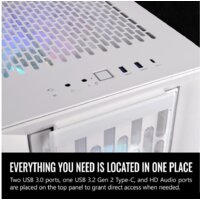 Корпус Thermaltake CTE T500 TG ARGB Snow CA-1X8-00F6WN-01 - Превью изображения №6 — Интернет-магазин Time-Shop